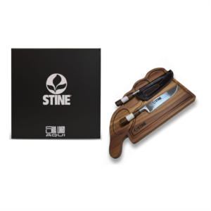 Kit Churrasco Tabua e Faca Madeira e Osso